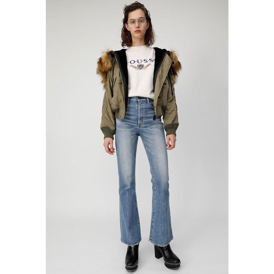 MOUSSY マウジー moussy ORIGINAL N2B （カーキ） -アウトレット通販