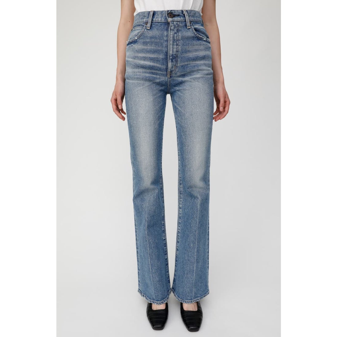 MOUSSY マウジー moussy MVS FLARE （ワンウォッシュ） -靴