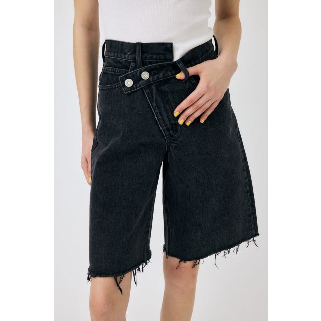 マウジー MOUSSY LOW WAIST VELVET ショーツ （BLK） - ファッション