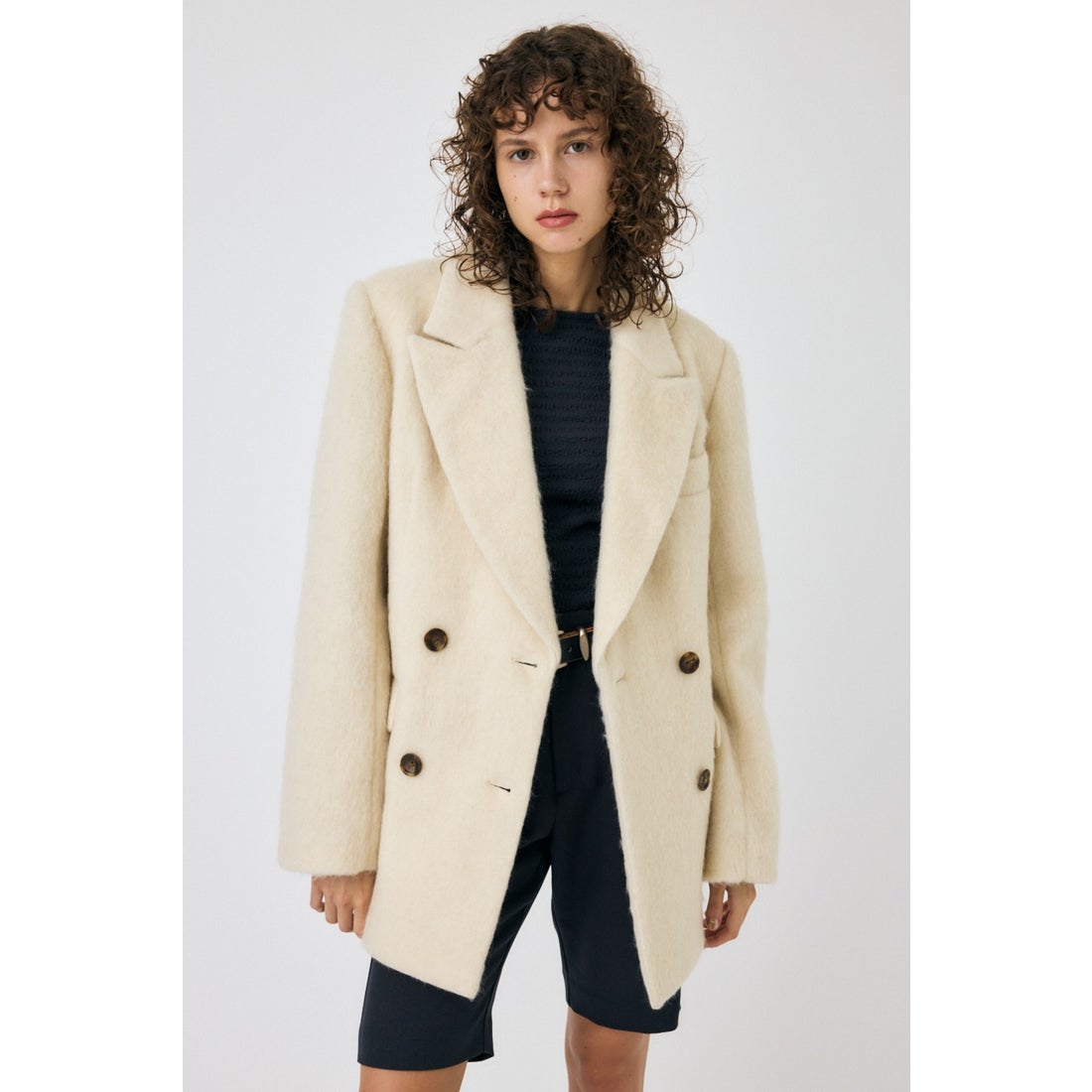 MOUSSY OVER ブレザー ECRU -ファッション通販 FASHION WALKER
