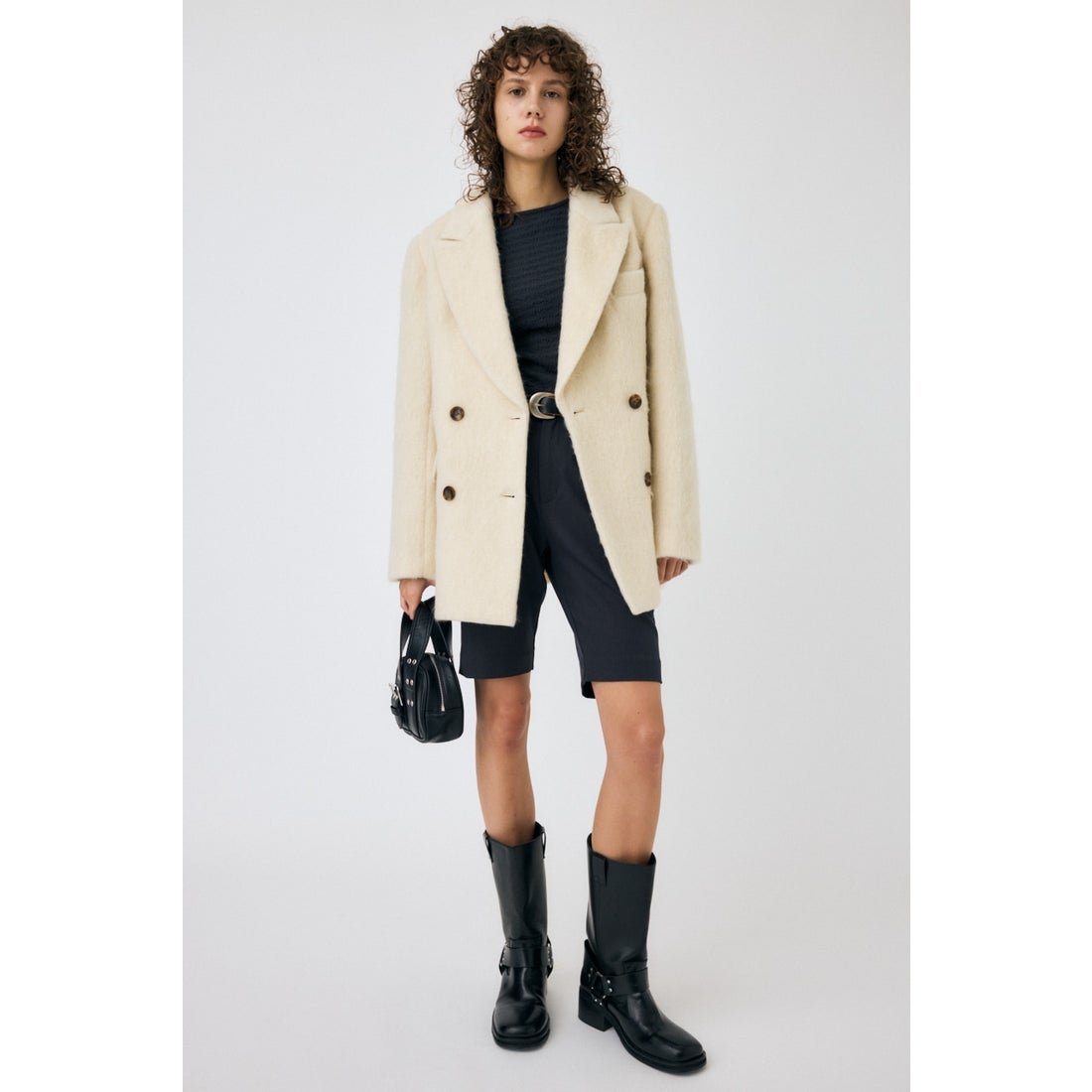 MOUSSY OVER ブレザー ECRU -ファッション通販 FASHION WALKER