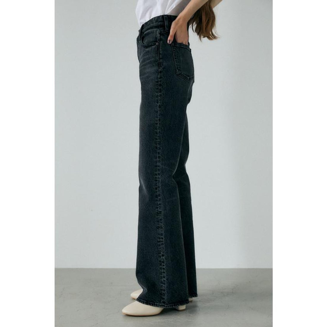 マウジー MOUSSY MVS BLACK FLARE(L) / ロングサイズ （BLK