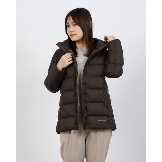 モンベル mont-bell トラベルダウンパーカ Women's （ブラウン