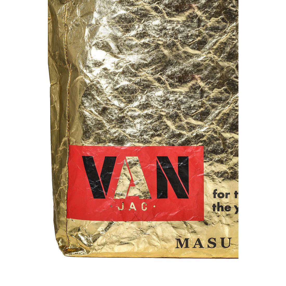 エムエーエスユー MASU MASU X VAN JAC Shopping Bag （Gold