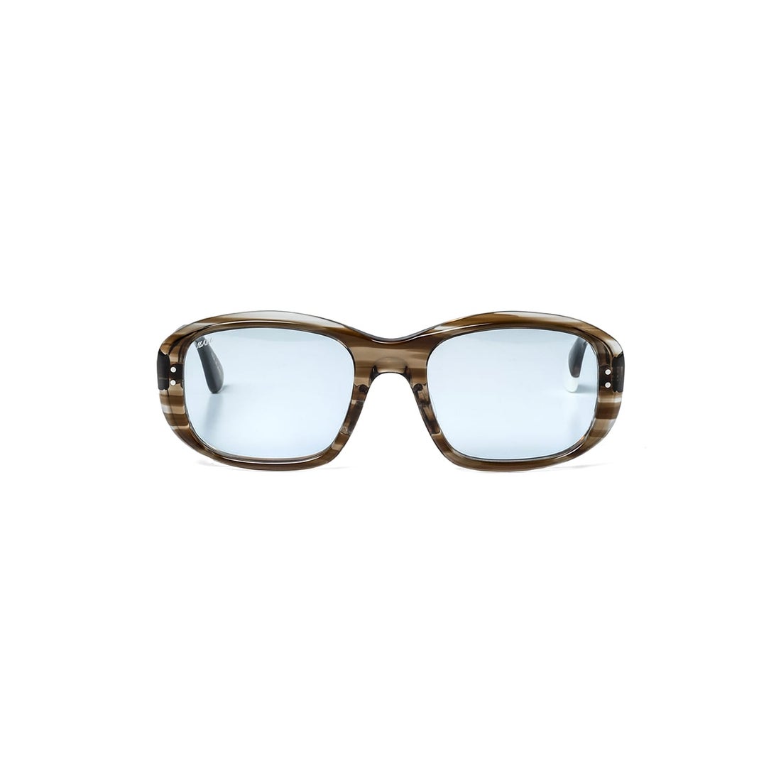エムエーエスユー MASU MASU X BLANC Oval Shape Sunglasses （Brown