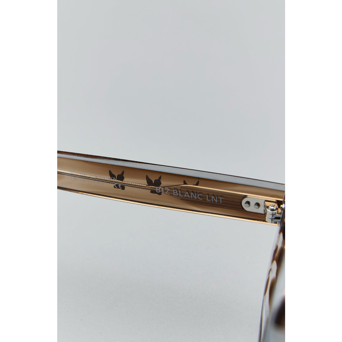 エムエーエスユー MASU MASU X BLANC Oval Shape Sunglasses （Brown