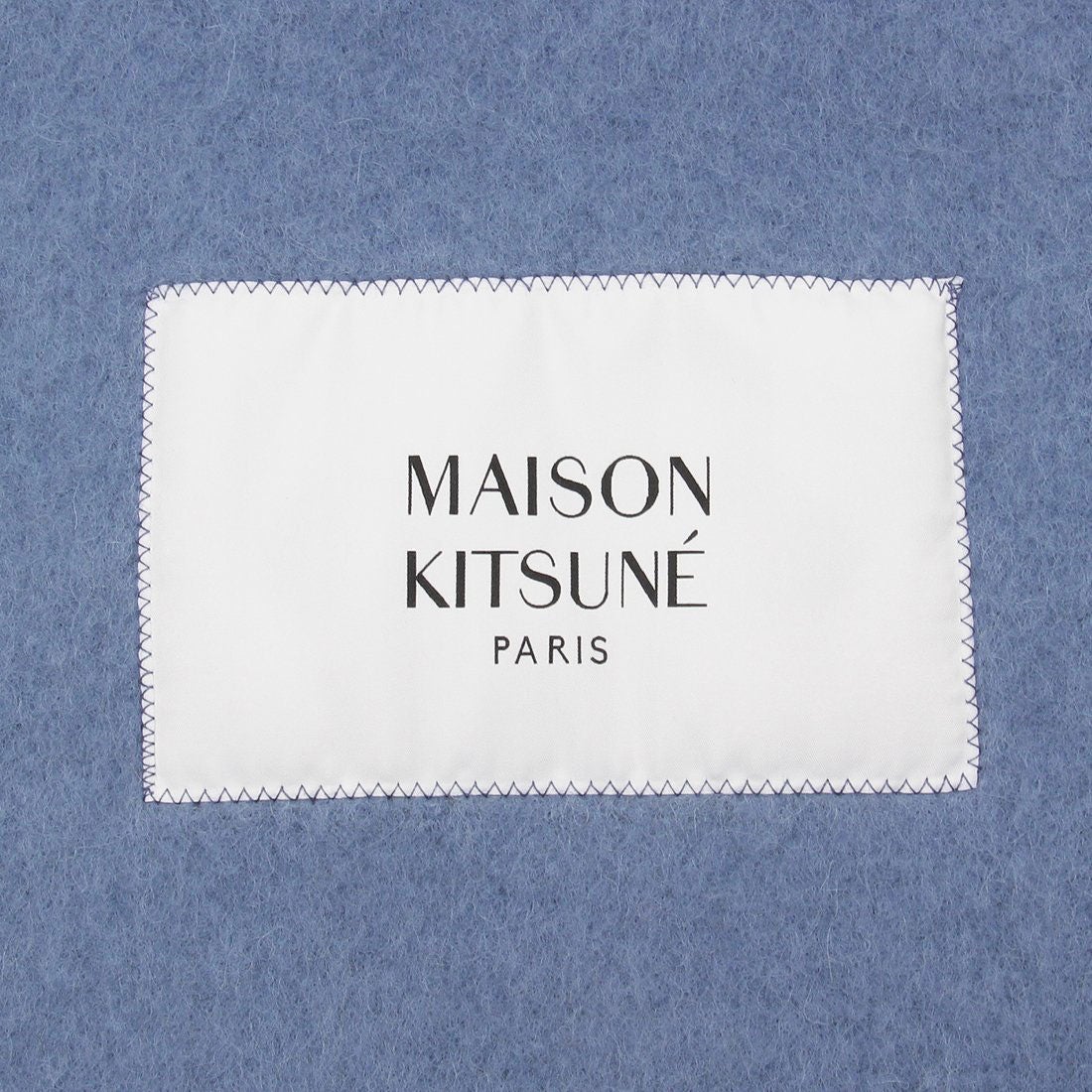 メゾンキツネ MAISON KITSUNE マフラー ブルー レディース MAISON