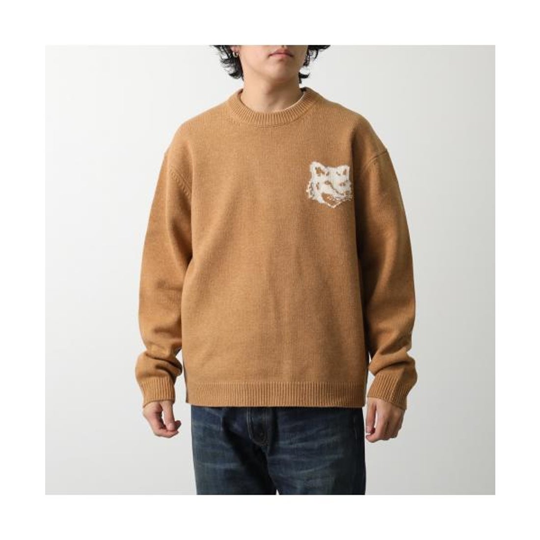 メゾンキツネ MAISON KITSUNE MAISON KITSUNE セーター NM00808KM0329
