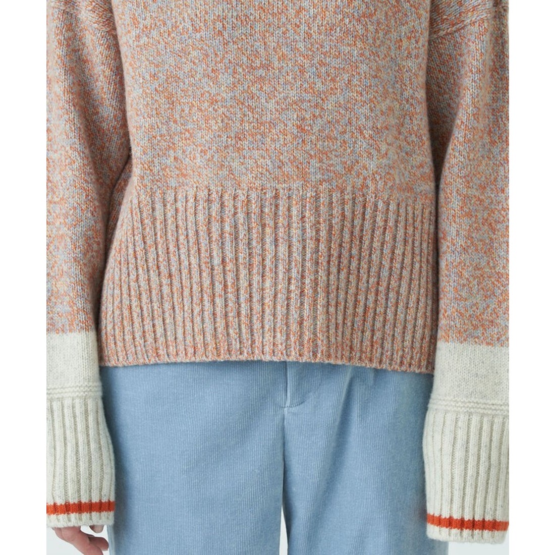 マカフィー MACPHEE ファインラムズウール タートルネックプルオーバー