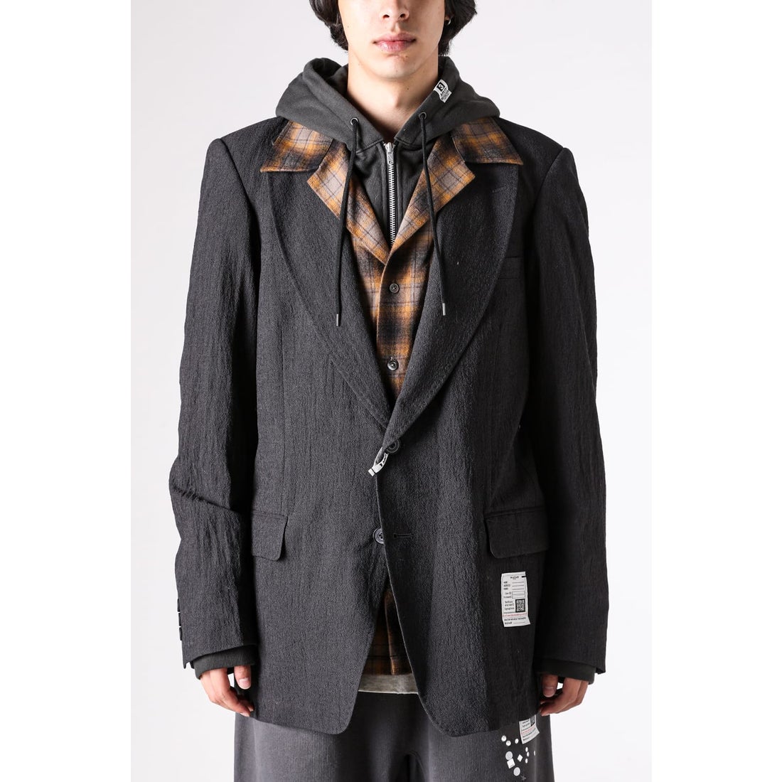 Maison MIHARA YASUHIRO Triple Layered Blazer （Black） - Osaka
