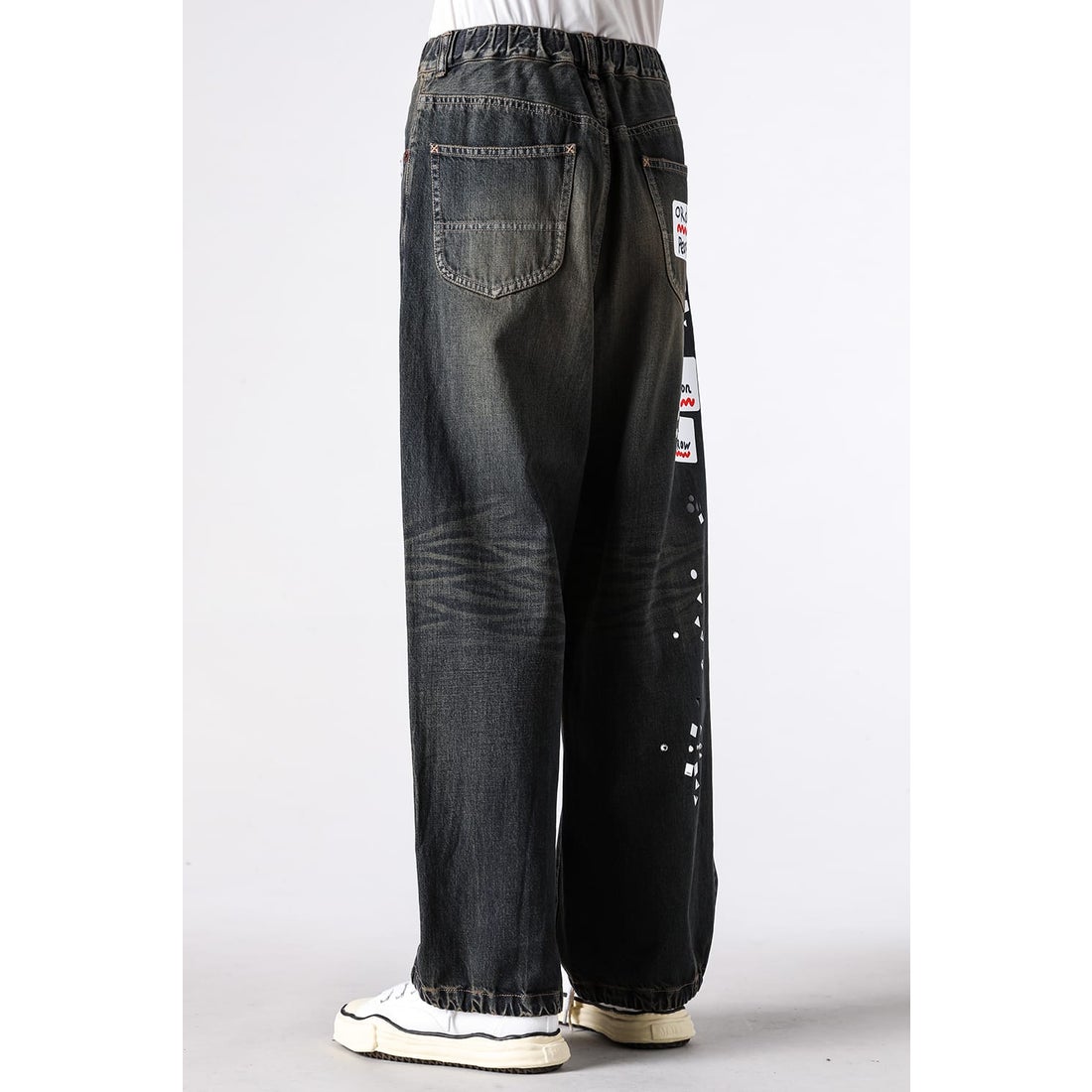 メゾン ミハラヤスヒロ Maison MIHARA YASUHIRO DENIM JEANS w STICKER