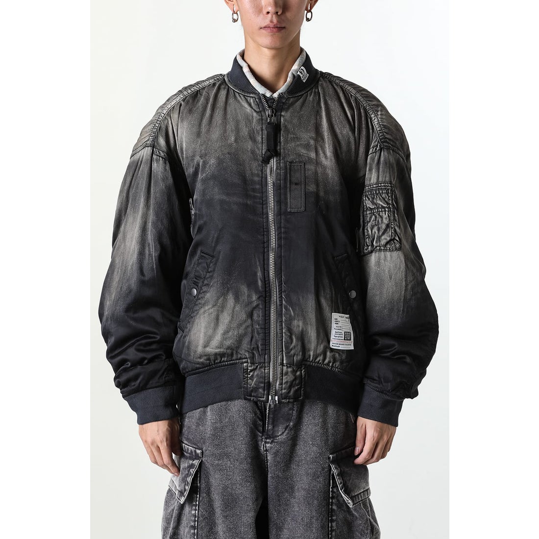 Maison MIHARA YASUHIRO Aged Flight Jacket （Black） -FASCINATE
