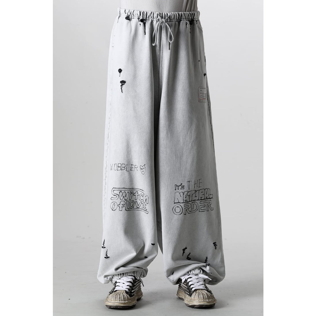 メゾン ミハラヤスヒロ Maison MIHARA YASUHIRO Bleached Pants （Gray