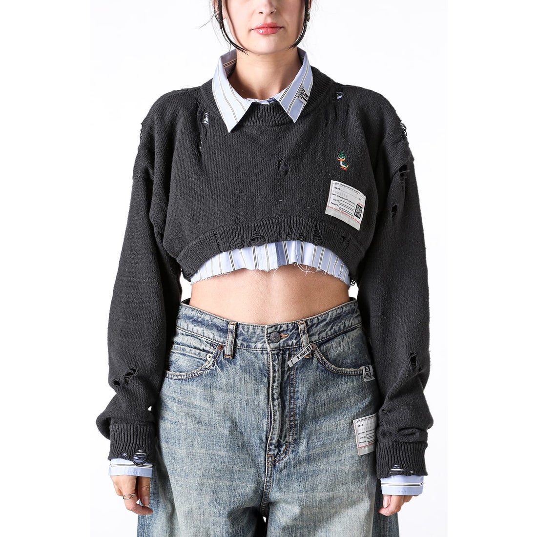 メゾン ミハラヤスヒロ Maison MIHARA YASUHIRO CROPPED LAYERED