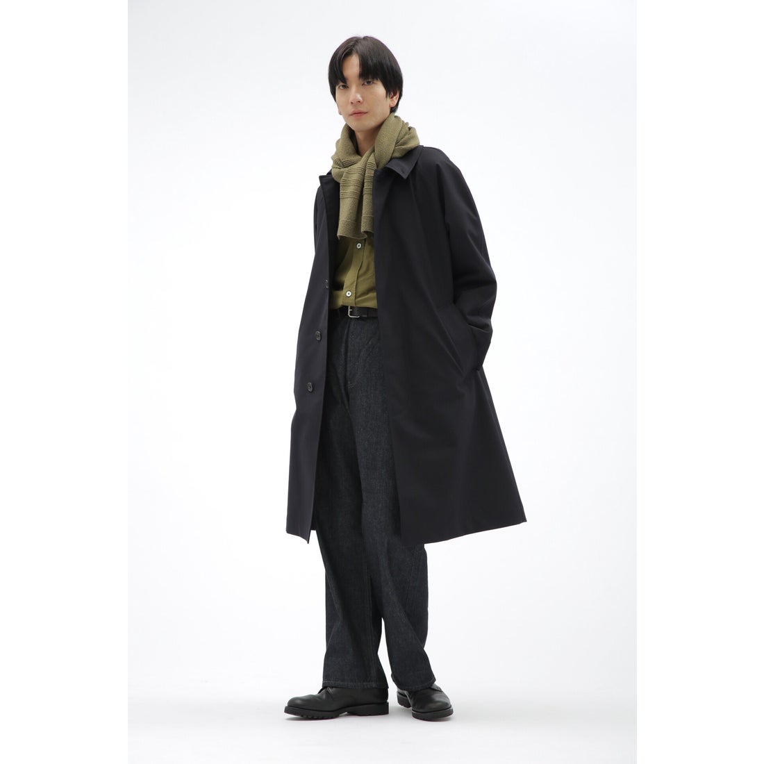 マーガレット・ハウエル MARGARET HOWELL DENSE WOOL COATING （DARK