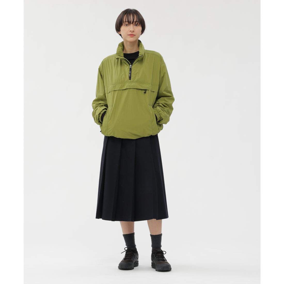 マーガレット・ハウエル MARGARET HOWELL FLANNEL WOOL （NAVY