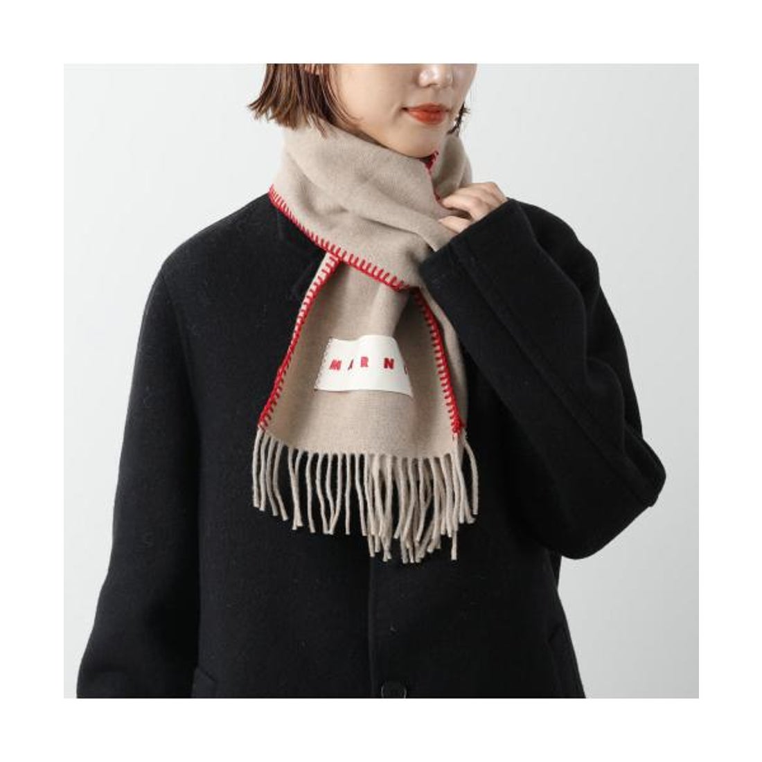 マルニ MARNI MARNI マフラー SCZC0068Y0 UAW031 ロゴ （00N15/SODIUM