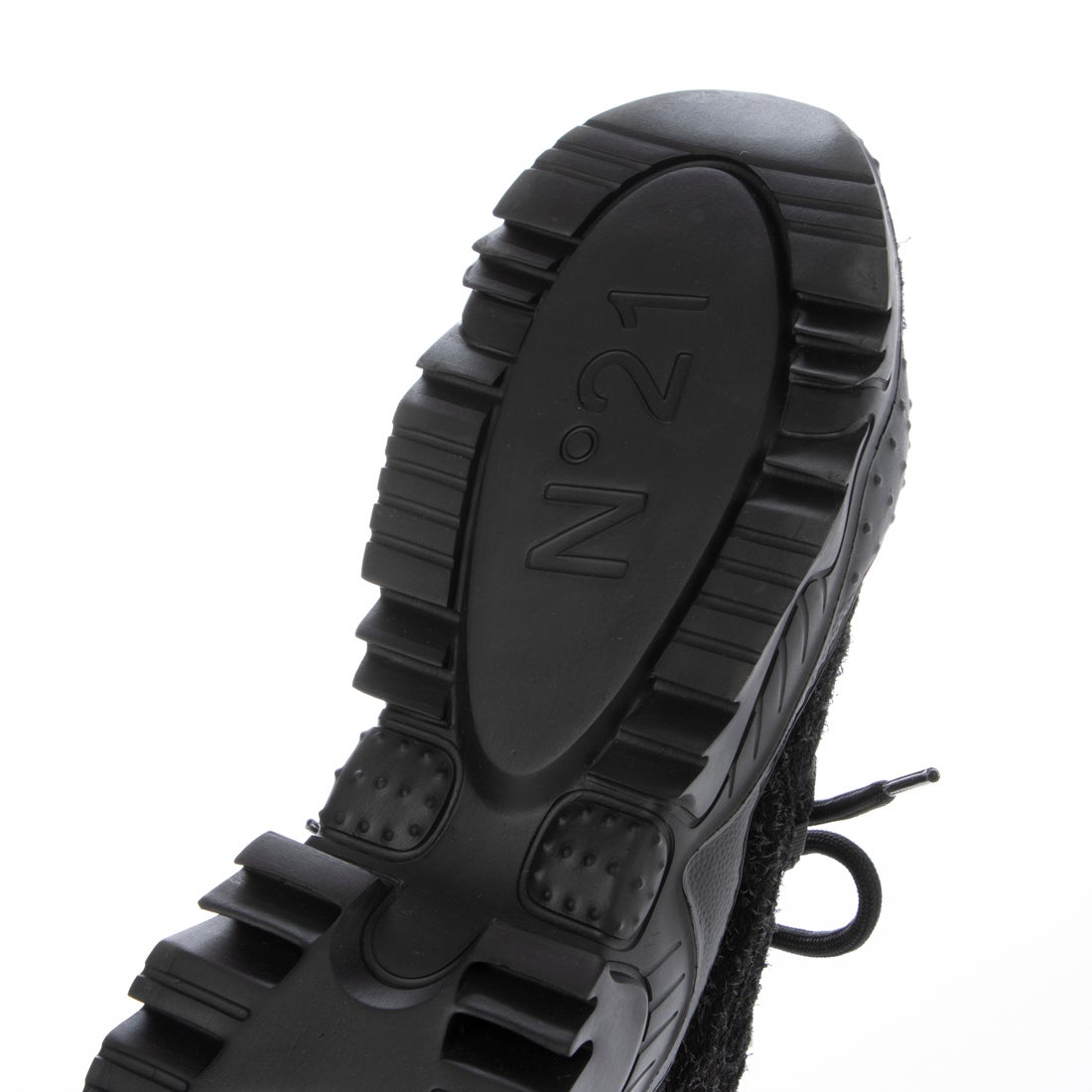 ヌメロヴェントゥーノ N21 リバースレザー ダッドスニーカー （Black