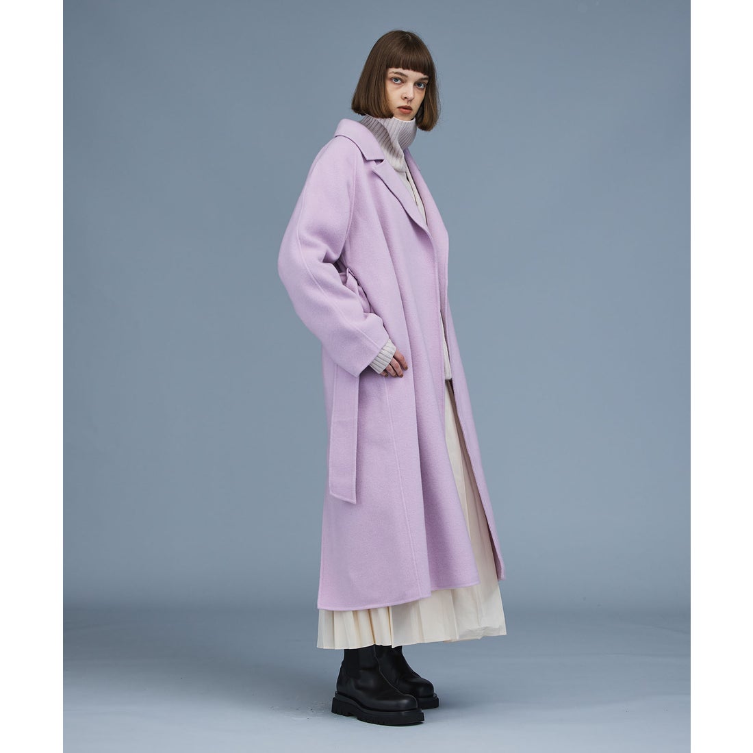 ノーク N.O.R.C ロングリバーコート （ピンク） - ファッション通販