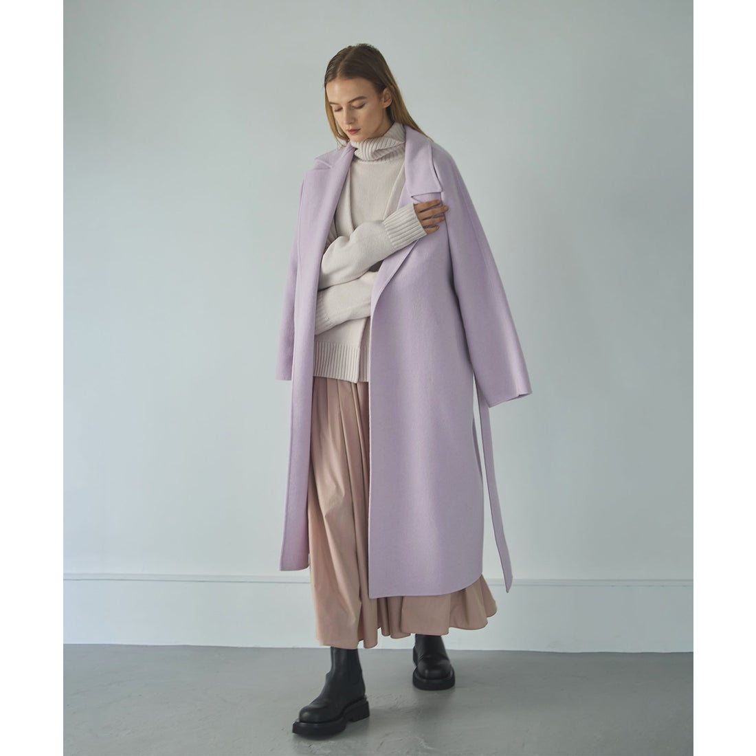 ノーク N.O.R.C ロングリバーコート （ライトグレー） -アウトレット