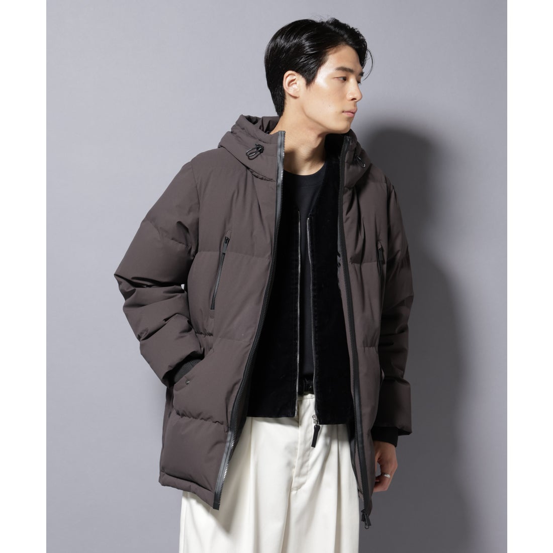 ナノ・ユニバース NANO universe 「西川ダウン（R）」SOLOTEXダウン