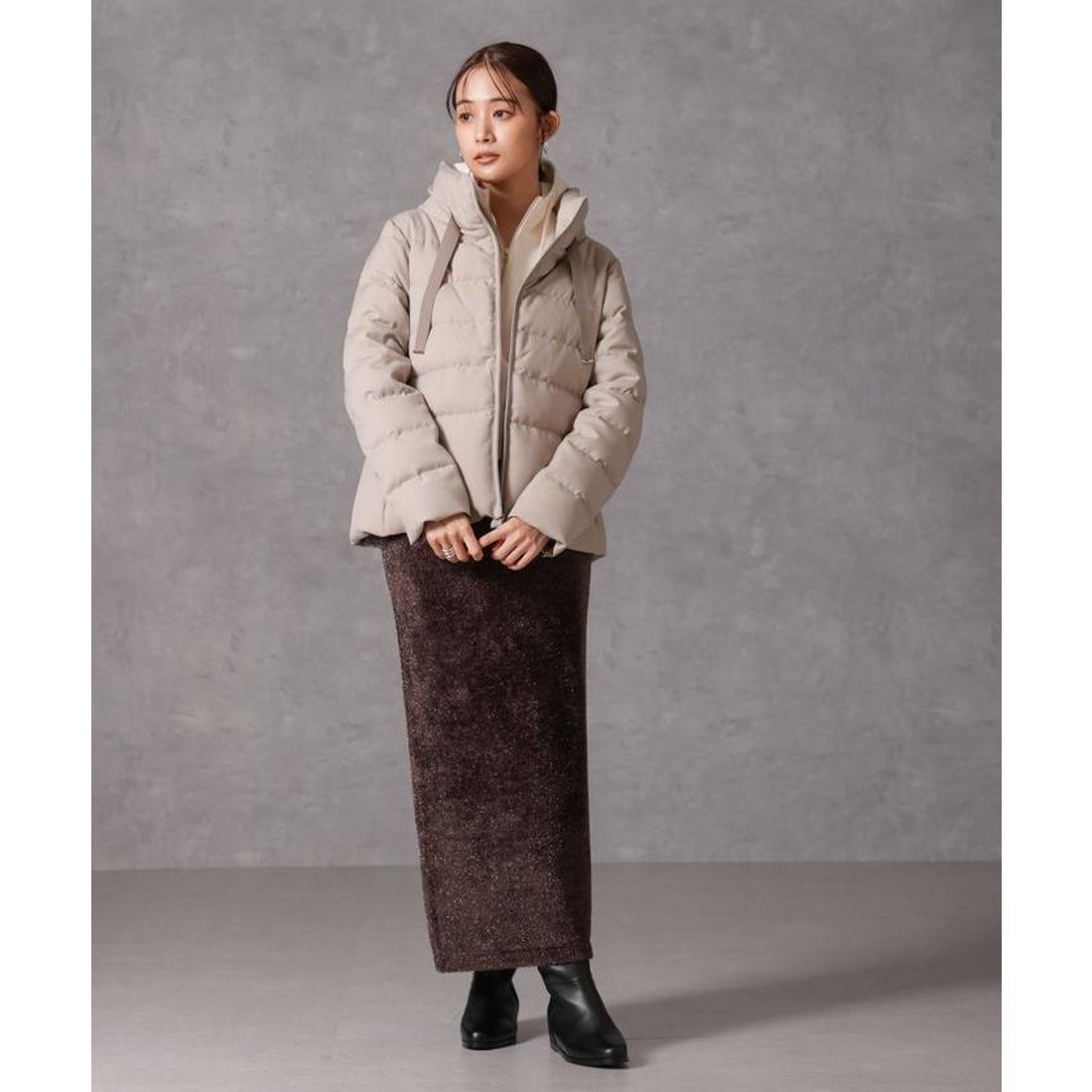 ナノ・ユニバース NANO universe 「西川ダウン（R）」サージスタンド