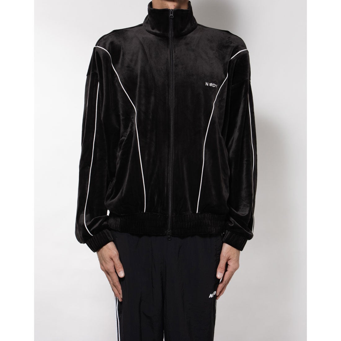 ノルディ NERDY VELOUR PIPING TRACK TOP ベロアパイピングトラック