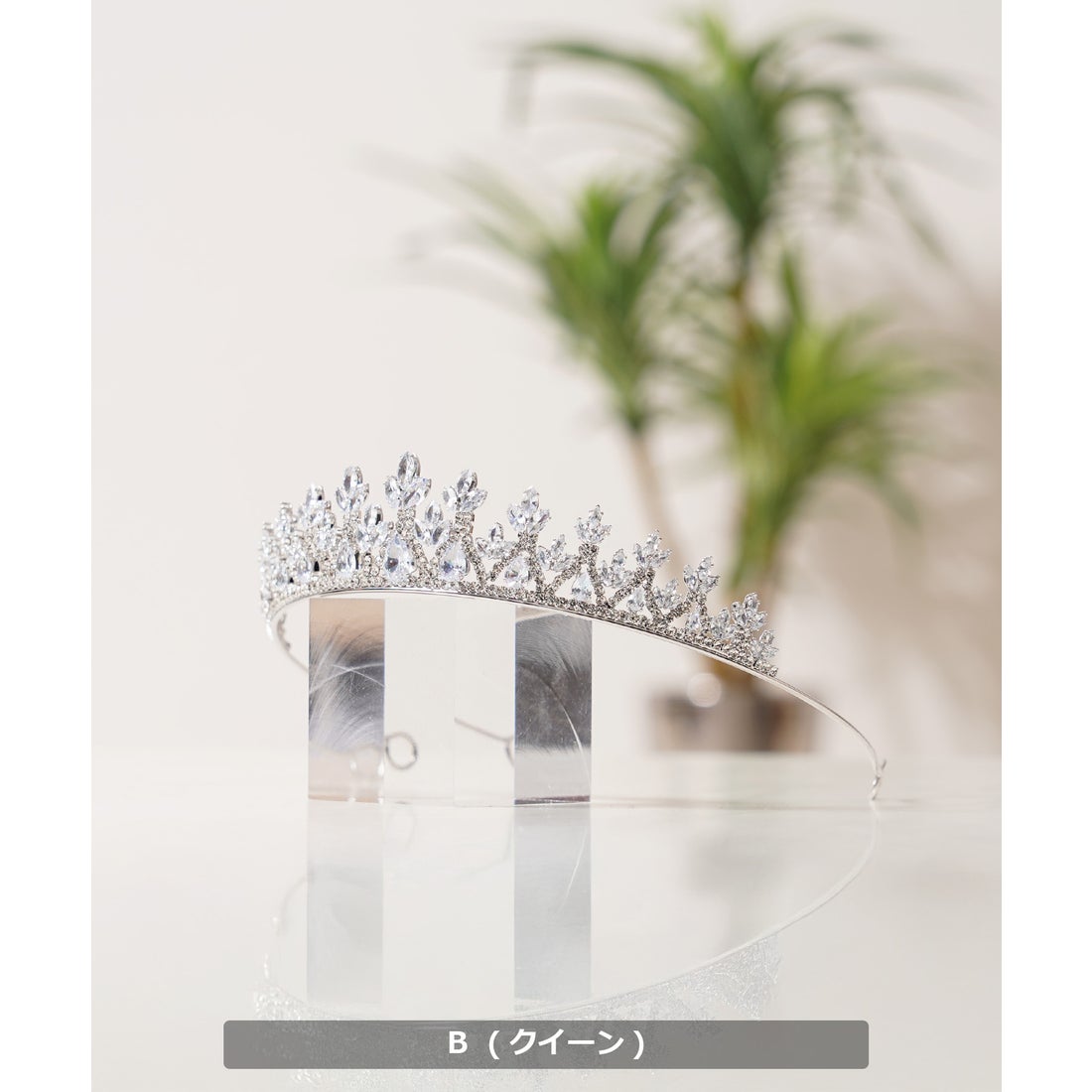 ワンフォークロージング 1111clothing クリスタル シルバー ティアラ