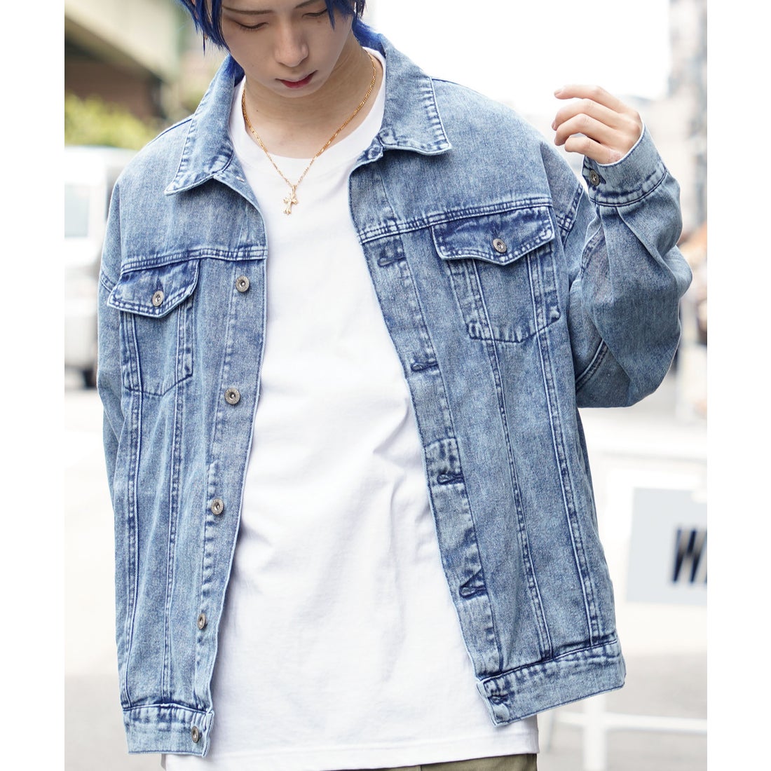 ワンフォークロージング 1111clothing デニムジャケット メンズ g