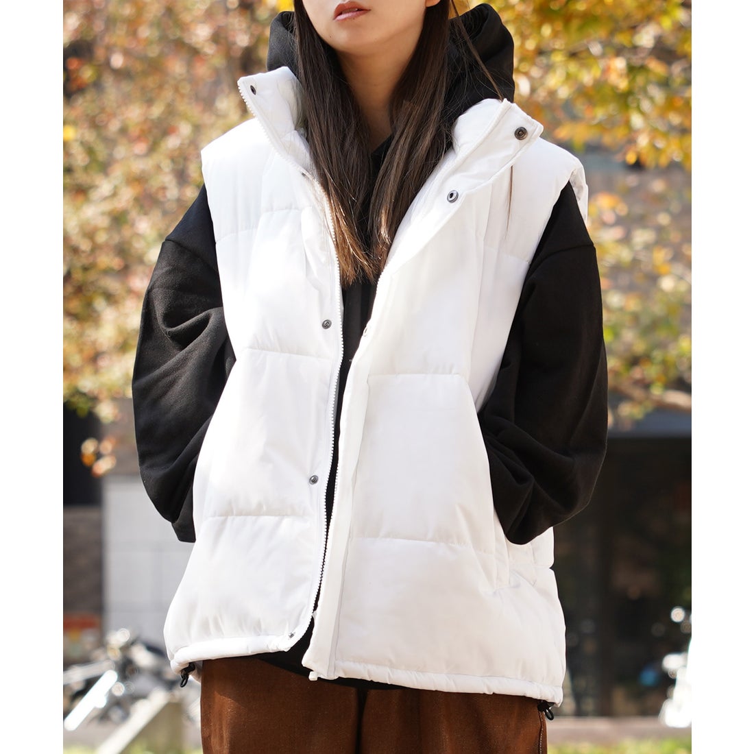 ワンフォークロージング 1111clothing ◇スタンドネック パディング