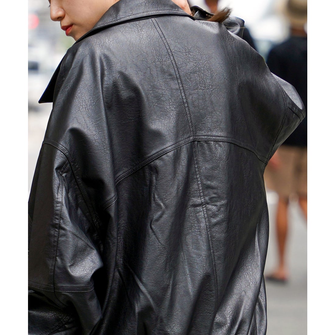 ワンフォークロージング 1111clothing PUレザー ジャケット メンズ a