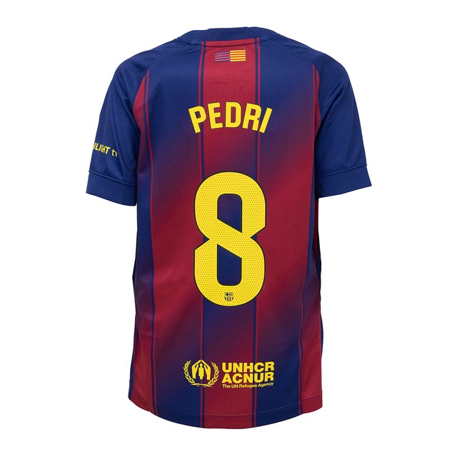 NIKE FCバルセロナ 25/26 ユニフォーム ホーム 半袖 ジュニア #10