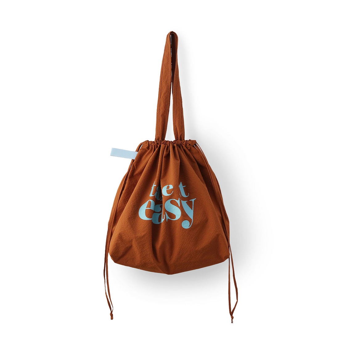 コレカラ colleca la ［コンパクトにたためる］ロゴプリント巾着トート