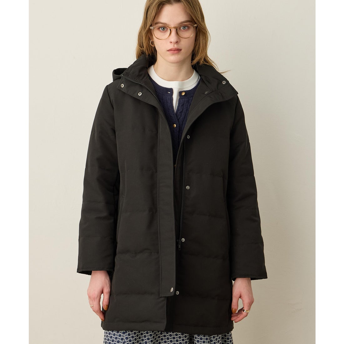 ルスークホリデー LE SOUK HOLIDAY ロングダウンコート （ブラック