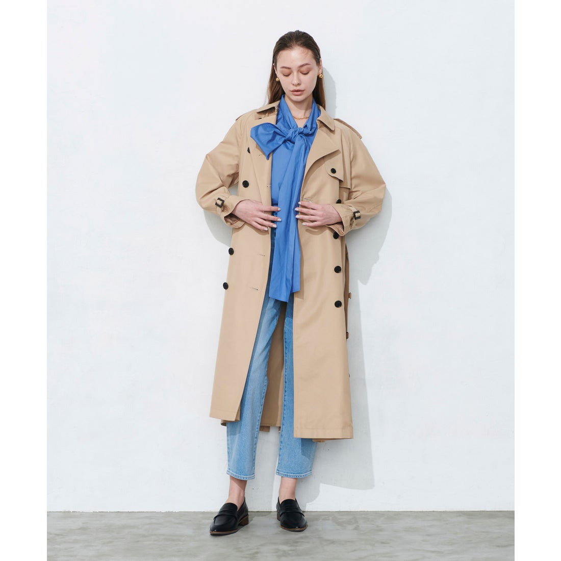 ノークバイザライン N.O.R.C by the line ロングトレンチコート