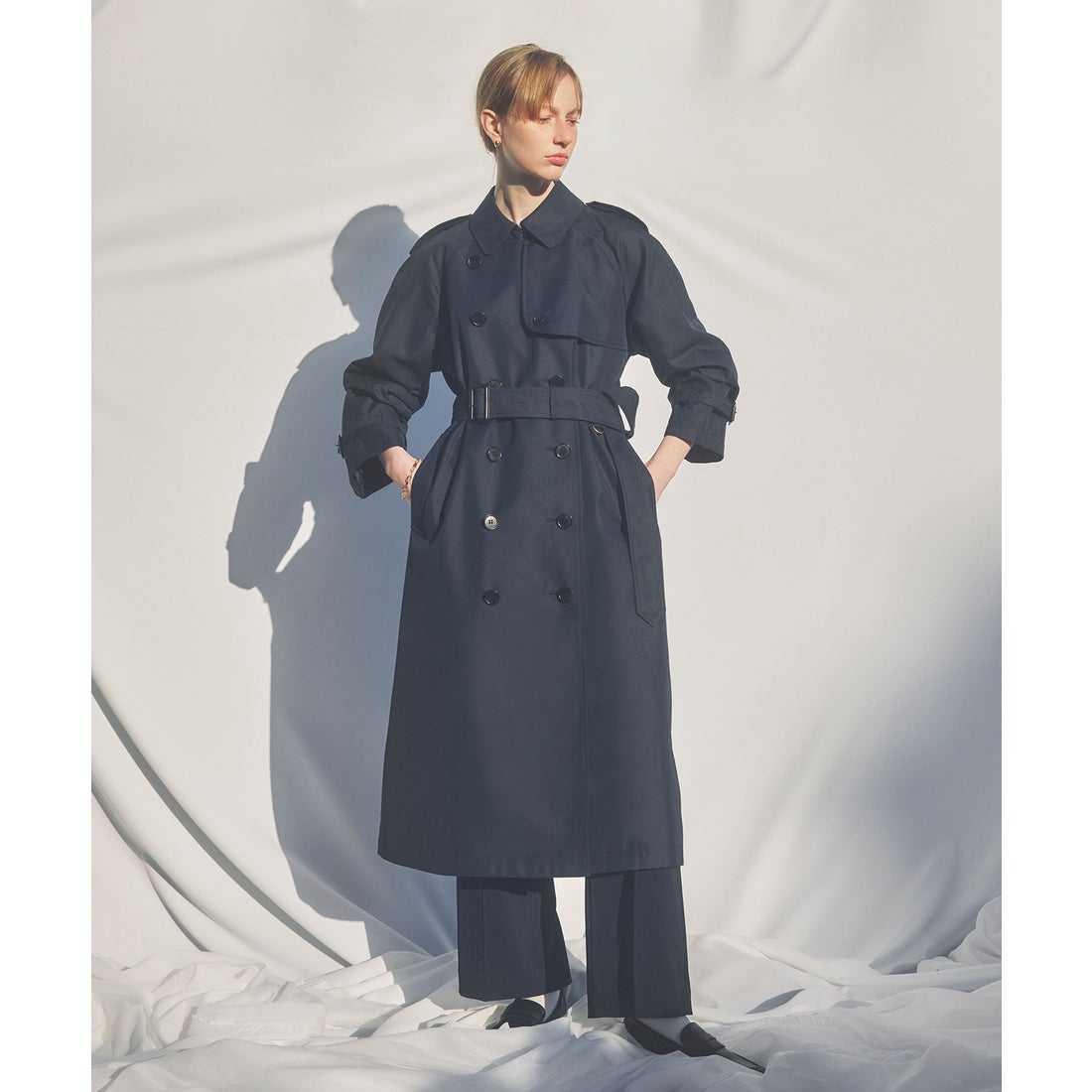 ノークバイザライン N.O.R.C by the line ロングトレンチコート