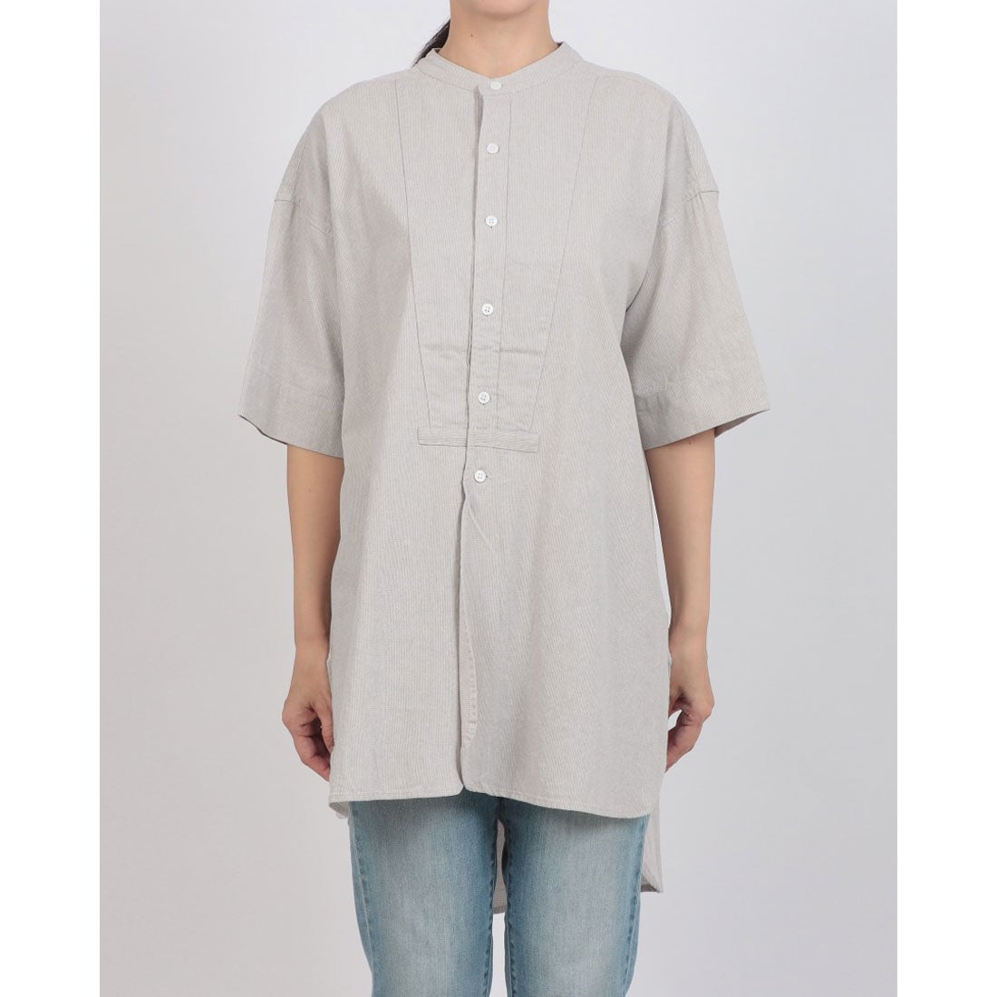 エスオー SO シャツチュニック （オフホワイト） -ファッション通販