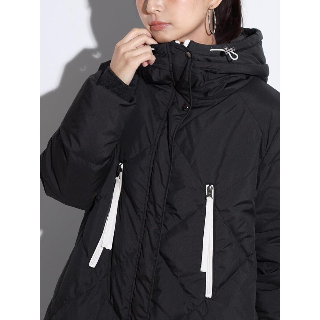 スコットクラブ SCOTCLUB キルティングダウンコート （ブラック