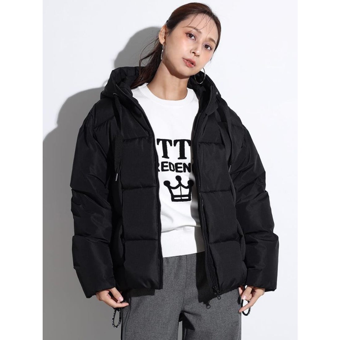 スコットクラブ SCOTCLUB メッシュドロスト中綿ブルゾン （ブラック