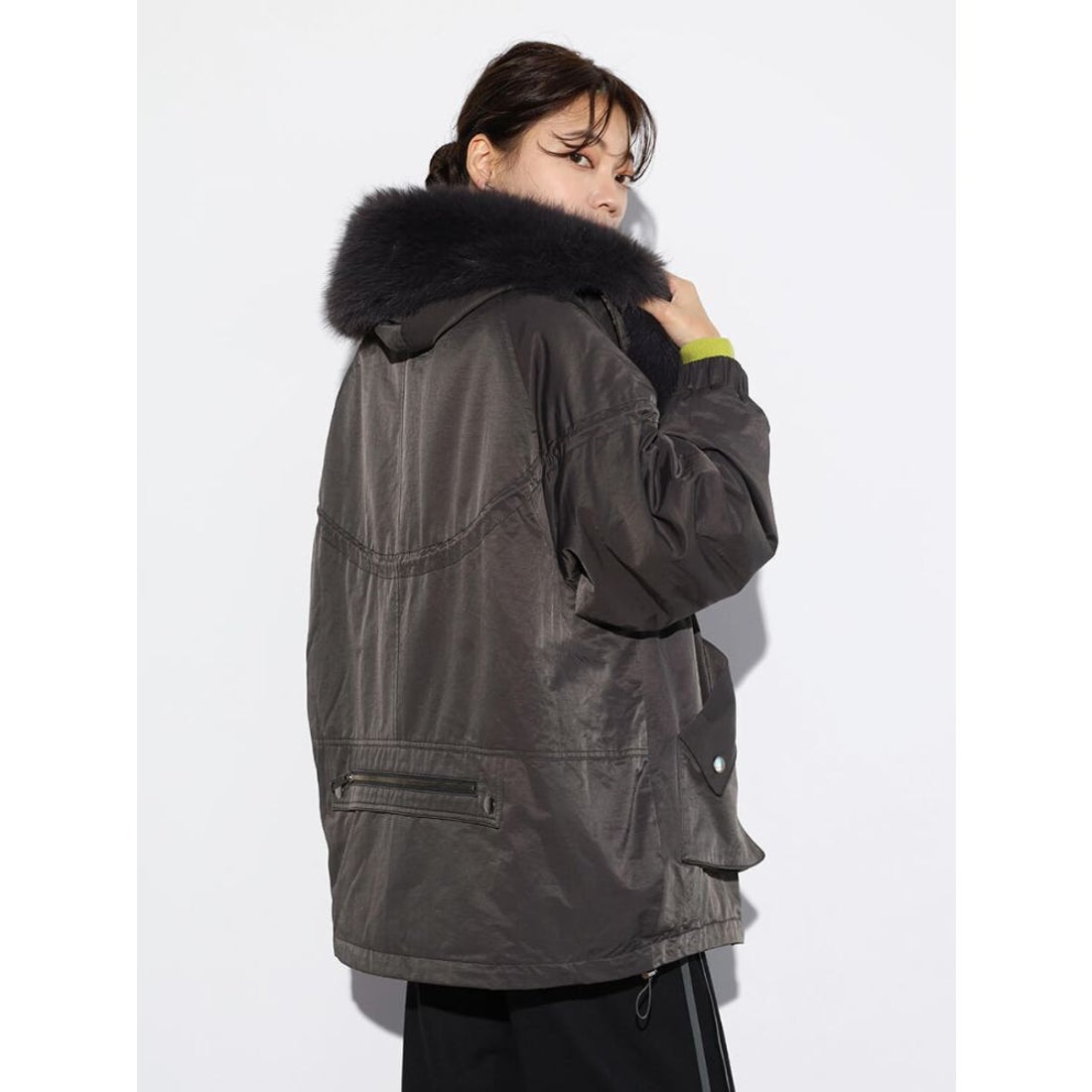 スコットクラブ SCOTCLUB ファーフーディモッズアウター