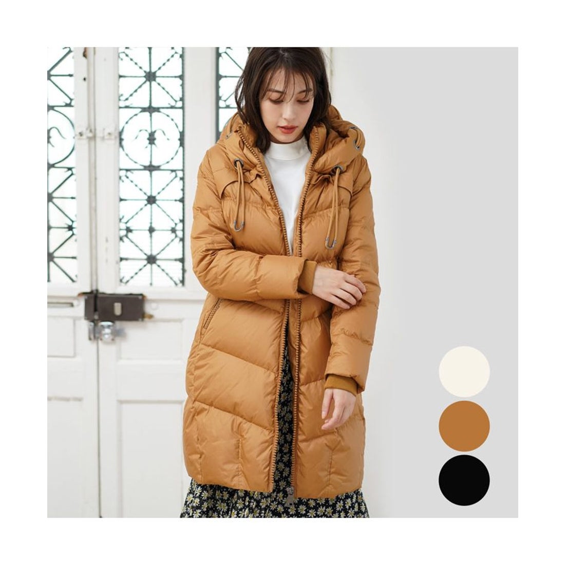 フィローモ Filomo [Filomo]洗えるハンガリーダウンコート （ブラック