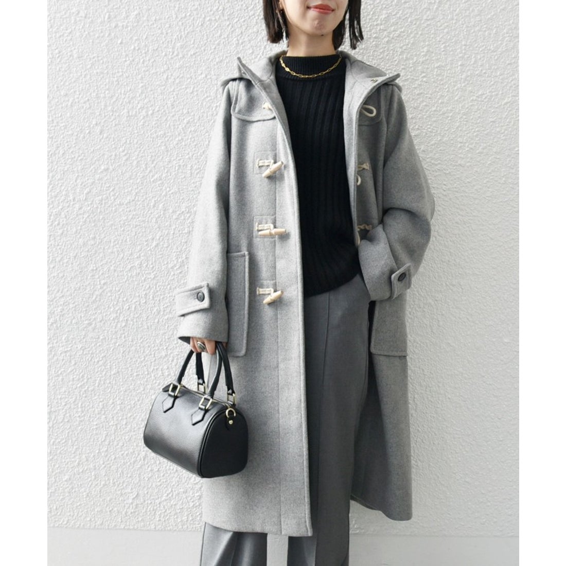 シップス エニィ SHIPS any SHIPS any: メルトン ロング ダッフル