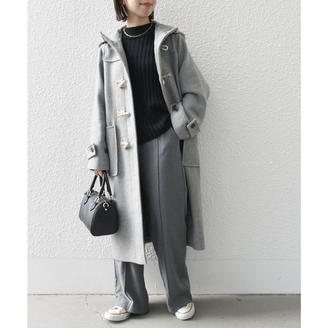 シップス エニィ SHIPS any SHIPS any: メルトン ロング ダッフル