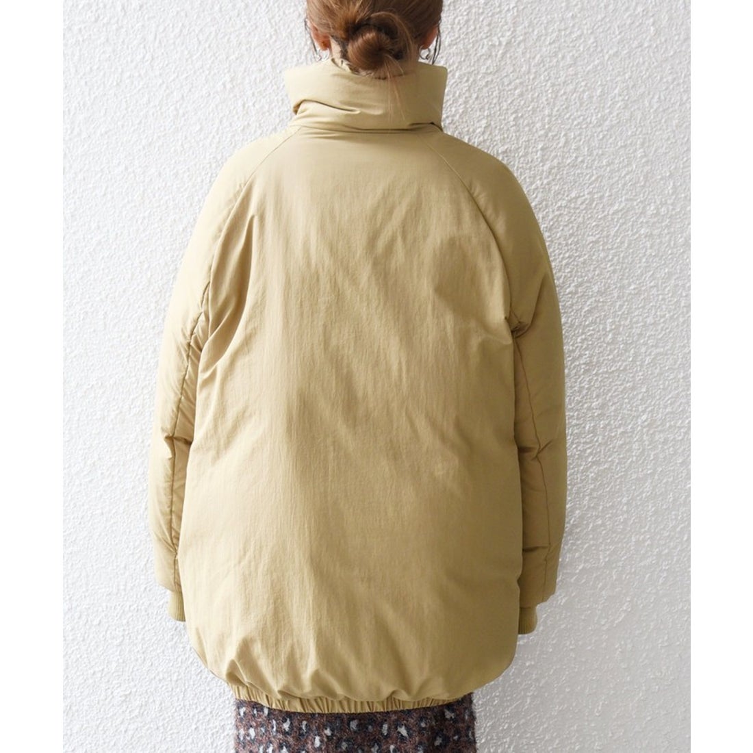 シップス エニィ SHIPS any SHIPS any: ナイロン スタンドカラー