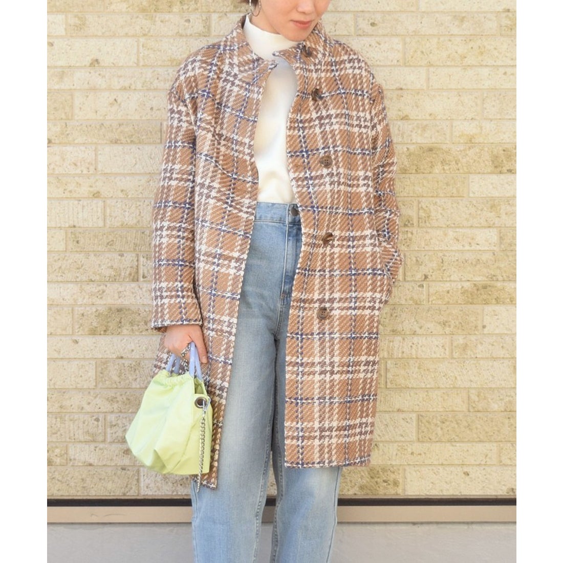 シップスカラーズ SHIPS Colors SHIPS Colors:ツイードチェック