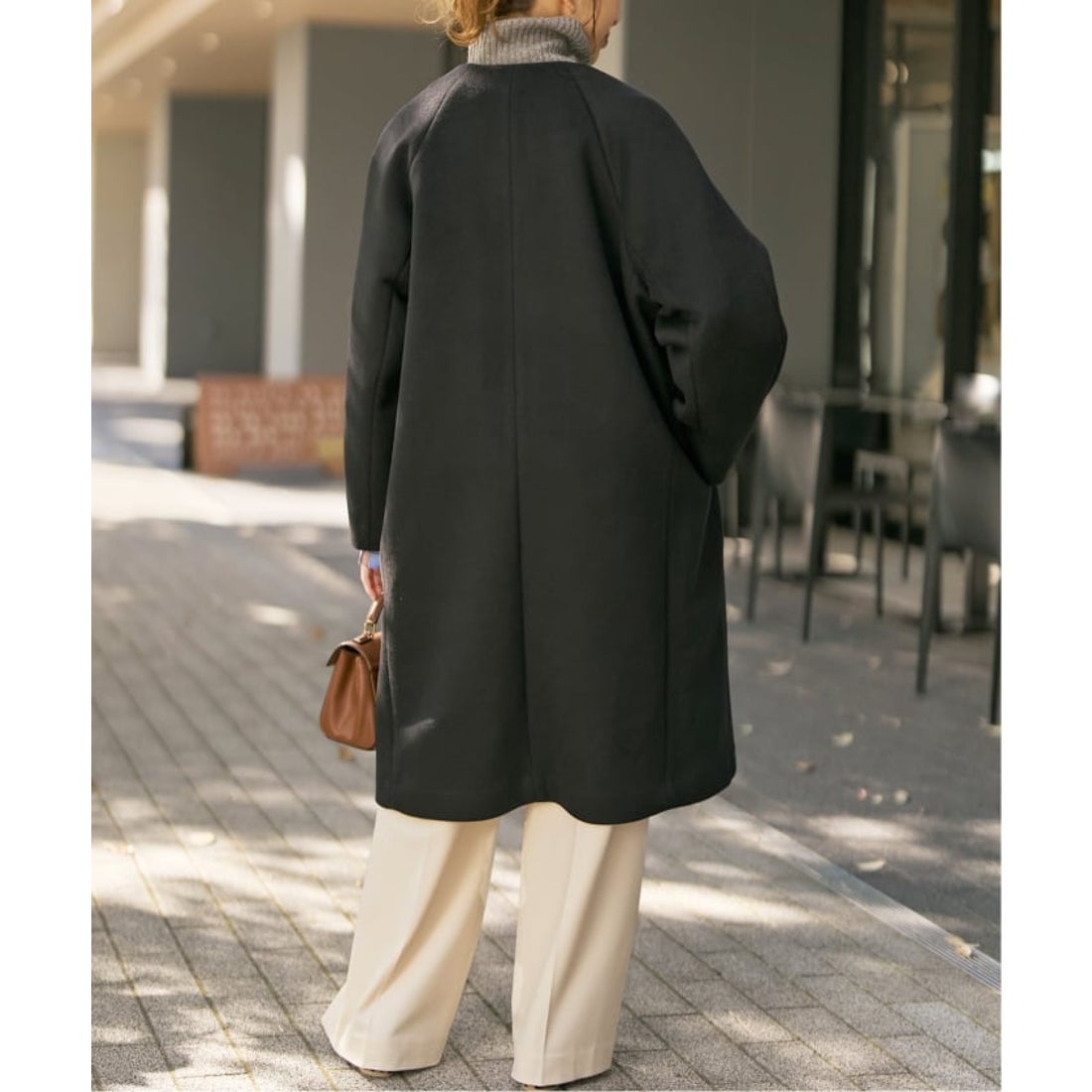 スピック＆スパン Spick & Span S160ビーバーノーカラーコート