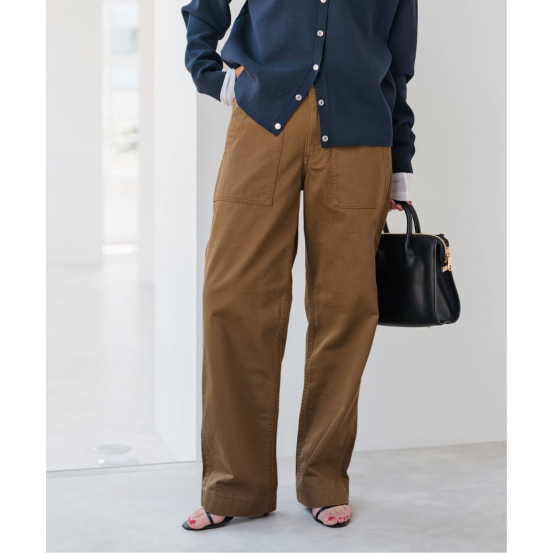 スピック＆スパン Spick & Span 《追加2》ルーズベイカーパンツ