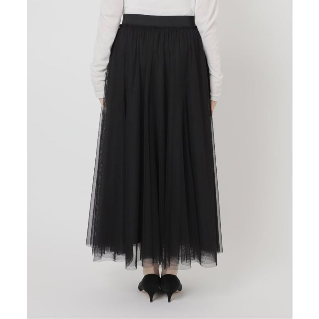 スピック＆スパン Spick & Span 《追加2》チュールスカート （ブラウン