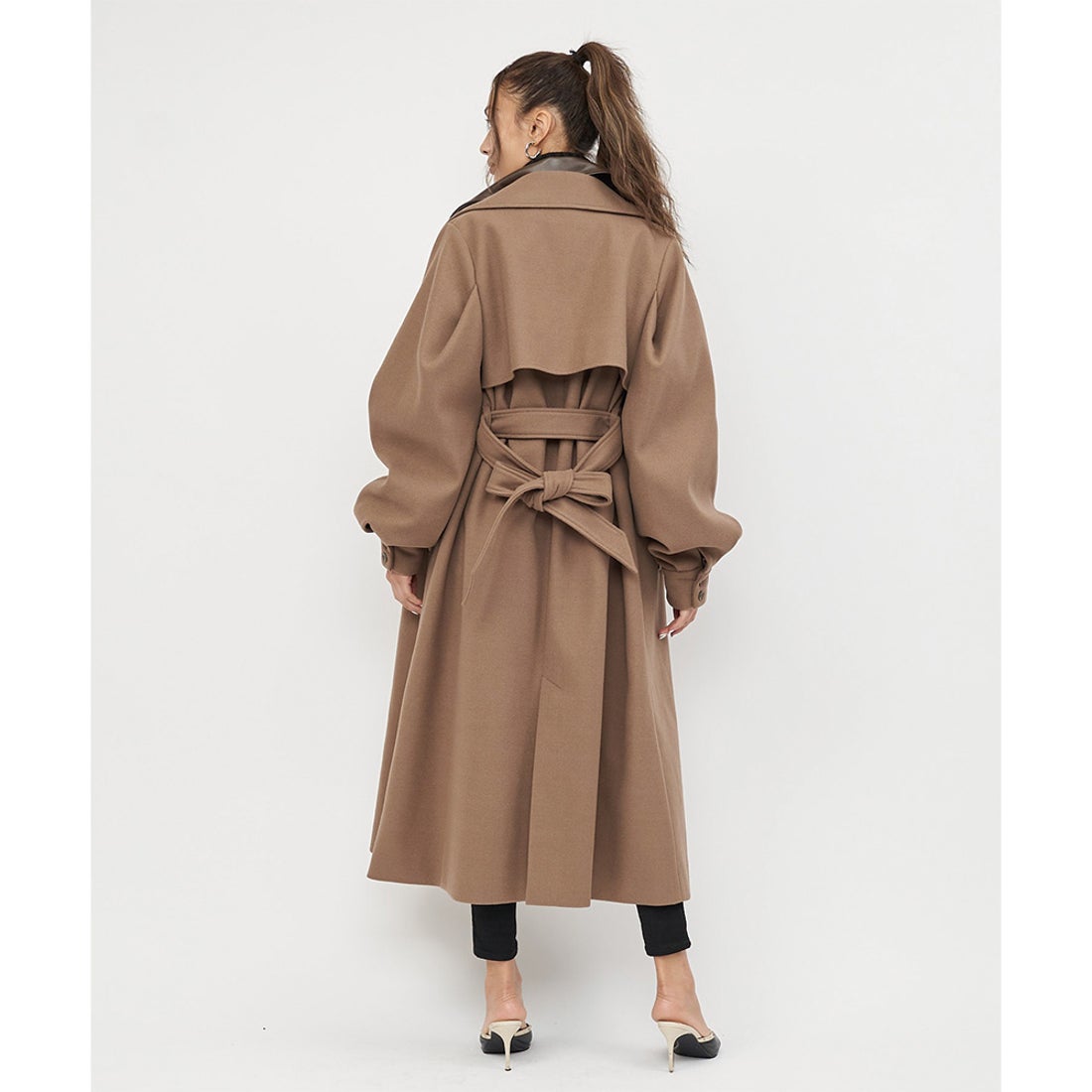 スパイラルガール SPIRALGIRL ダブルカラーチェスターコート