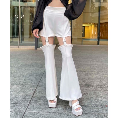 スパイラルガール SPIRALGIRL ガーターベルトパンツ （ホワイト